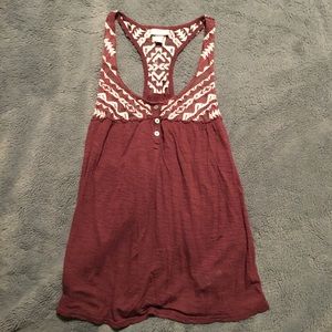Maroon Tank Top
